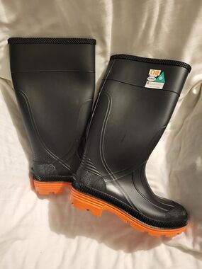 Servus Waterproof Work Rain Safety Toe Rubber Boots